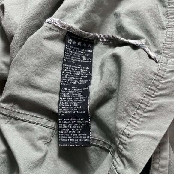 Harley Davidson Lightweight Jacket Womens Small Green‎ Full Zip Embroidered Belt - Picture 12 of 15